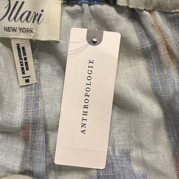 NOT 4 SALE Ollari Anthropologie Ikat Print Wide Leg Pom Pom Embellishment Pants - Picture 13 of 16